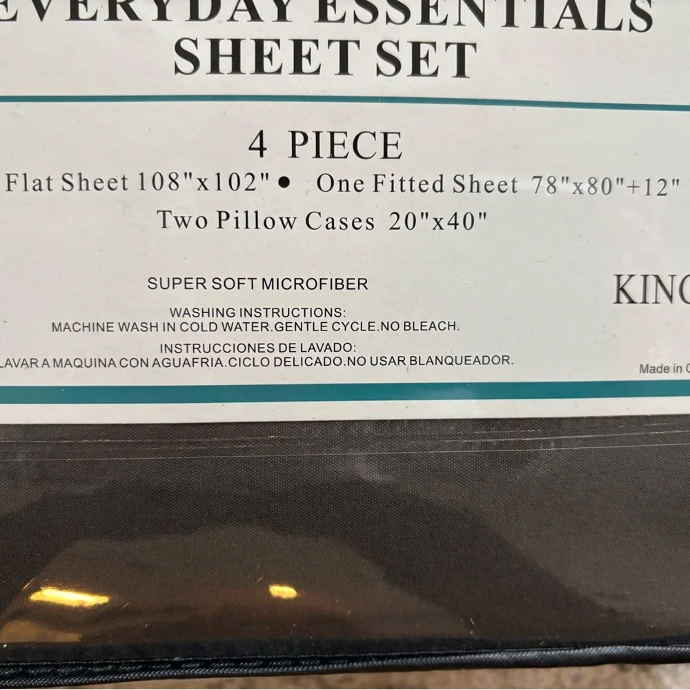 New Gray Sheet Set - King
